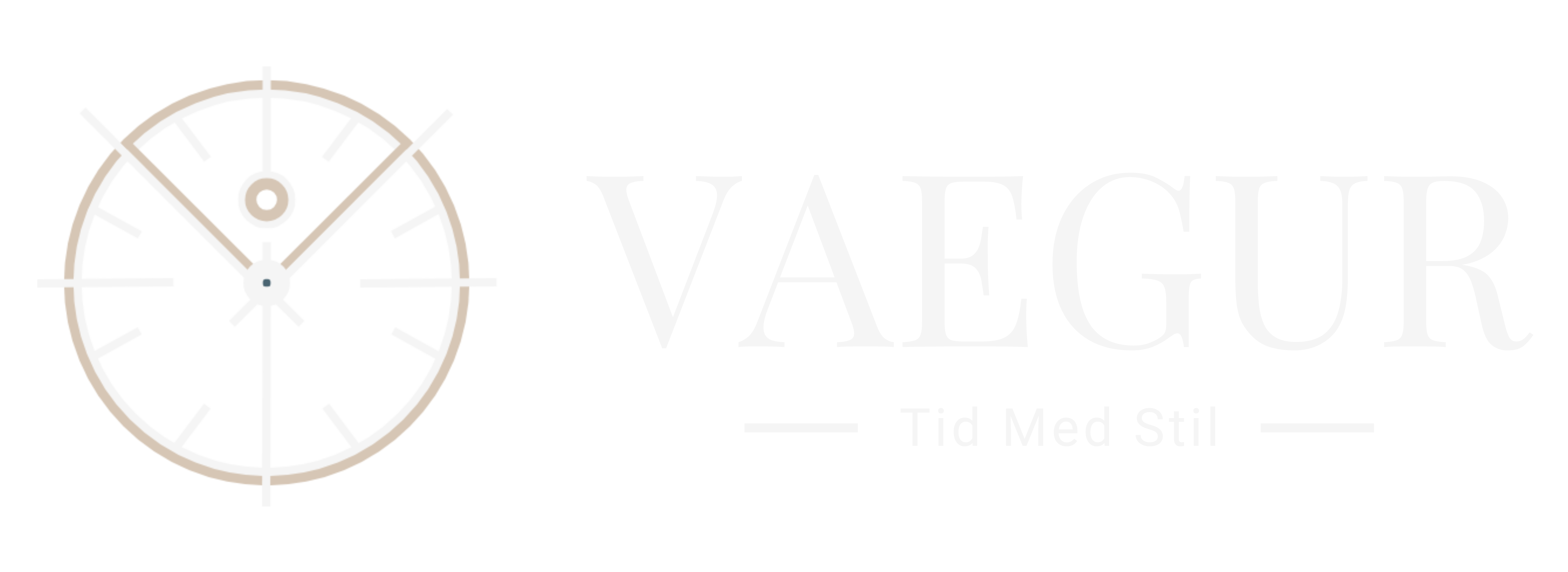 Logo af Vaegur.com - specialist i vægure, digitale vægure, store vægure, design vægure, lydløse vægure, vægure i træ, moderne vægure, og radiostyrede vægure.